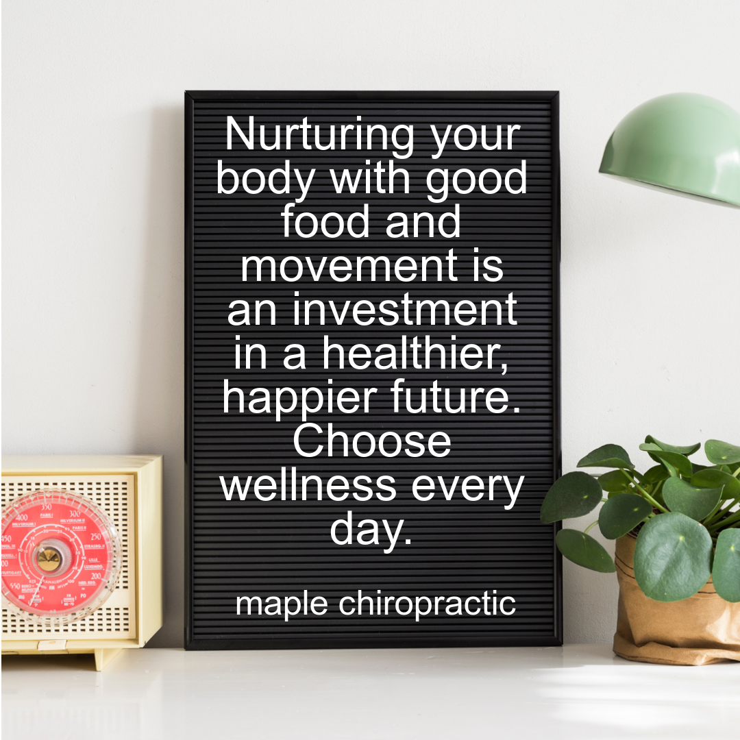 Nurturing your body with good food and movement is an investment in a healthier, happier future. Choose wellness every day.