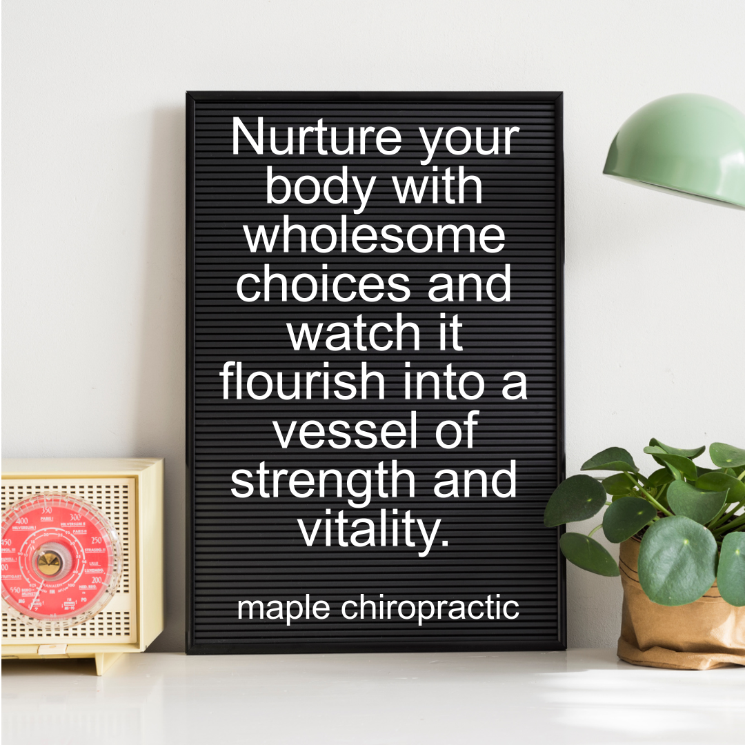 Nurture your body with wholesome choices and watch it flourish into a vessel of strength and vitality.