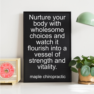 Nurture your body with wholesome choices and watch it flourish into a vessel of strength and vitality.