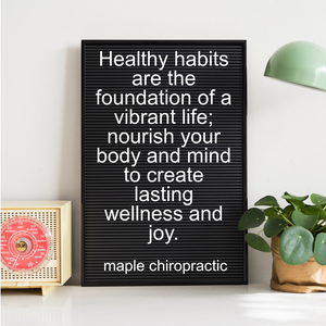 Healthy habits are the foundation of a vibrant life; nourish your body and mind to create lasting wellness and joy.