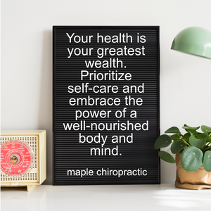 Your health is your greatest wealth. Prioritize self-care and embrace the power of a well-nourished body and mind.