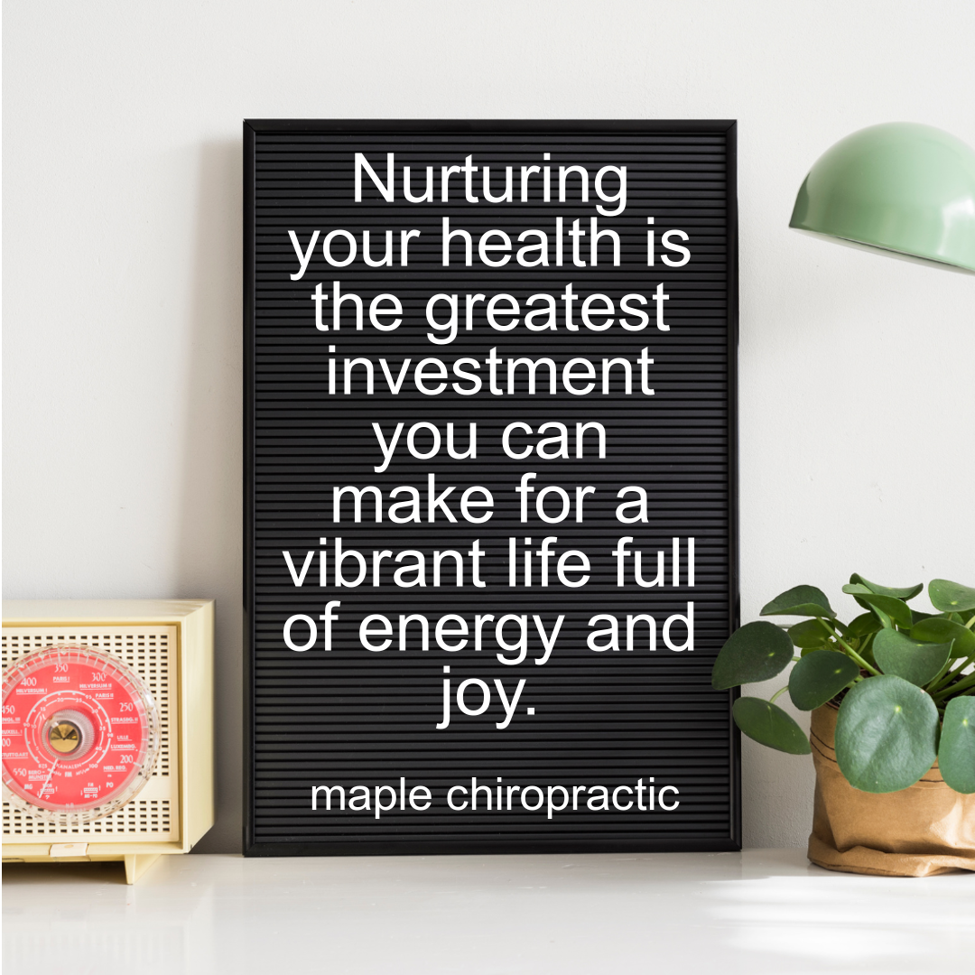 Nurturing your health is the greatest investment you can make for a vibrant life full of energy and joy.