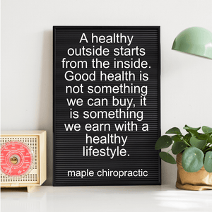 A healthy outside starts from the inside. Good health is not something we can buy, it is something we earn with a healthy lifestyle.