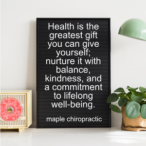 Health is the greatest gift you can give yourself; nurture it with balance, kindness, and a commitment to lifelong well-being.