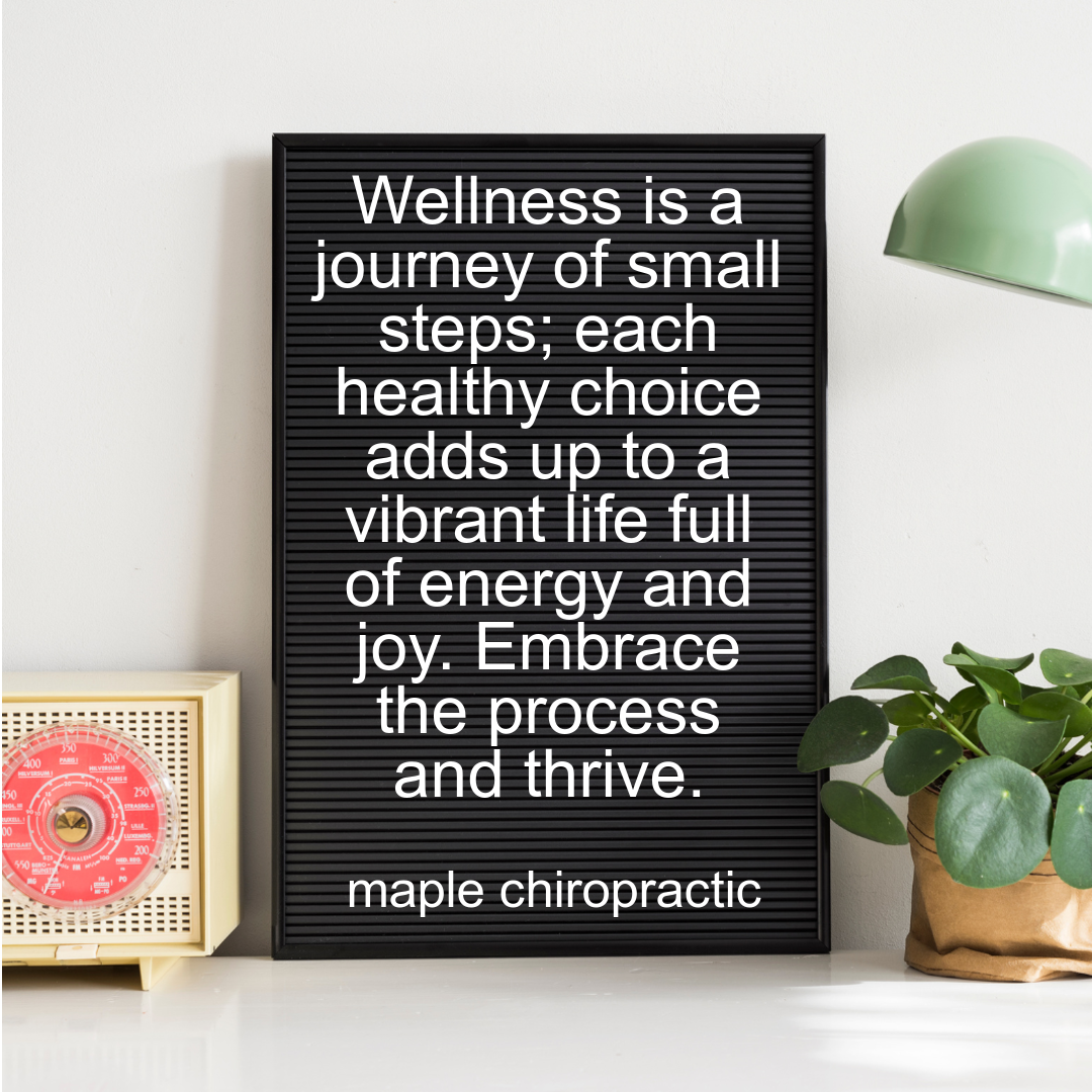 Wellness is a journey of small steps; each healthy choice adds up to a vibrant life full of energy and joy. Embrace the process and thrive.