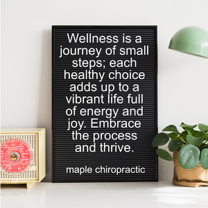 Wellness is a journey of small steps; each healthy choice adds up to a vibrant life full of energy and joy. Embrace the process and thrive.