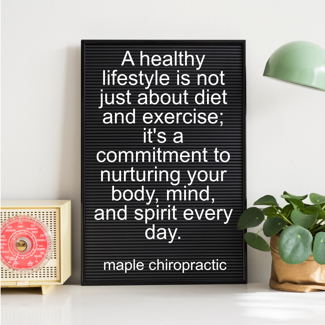 A healthy lifestyle is not just about diet and exercise; it's a commitment to nurturing your body, mind, and spirit every day.