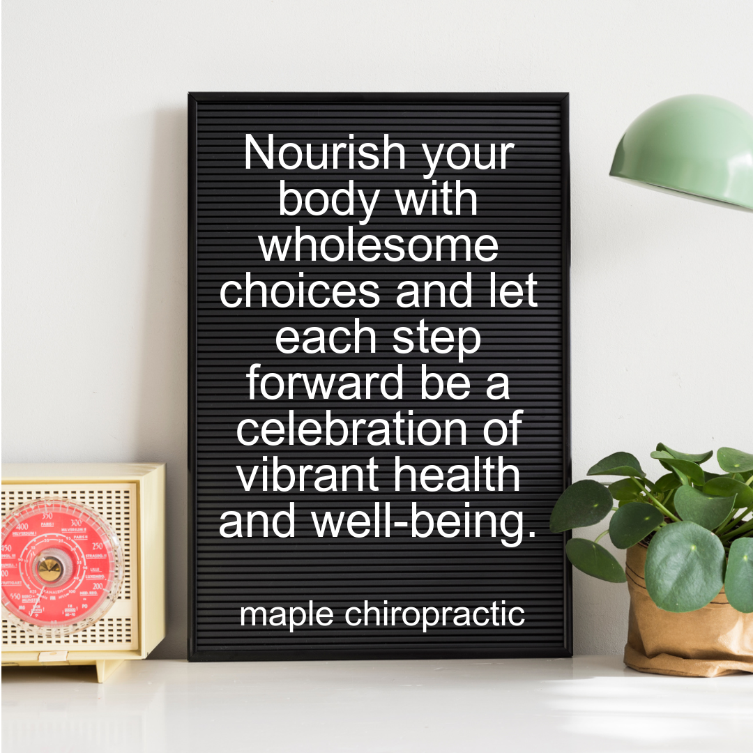 Nourish your body with wholesome choices and let each step forward be a celebration of vibrant health and well-being.