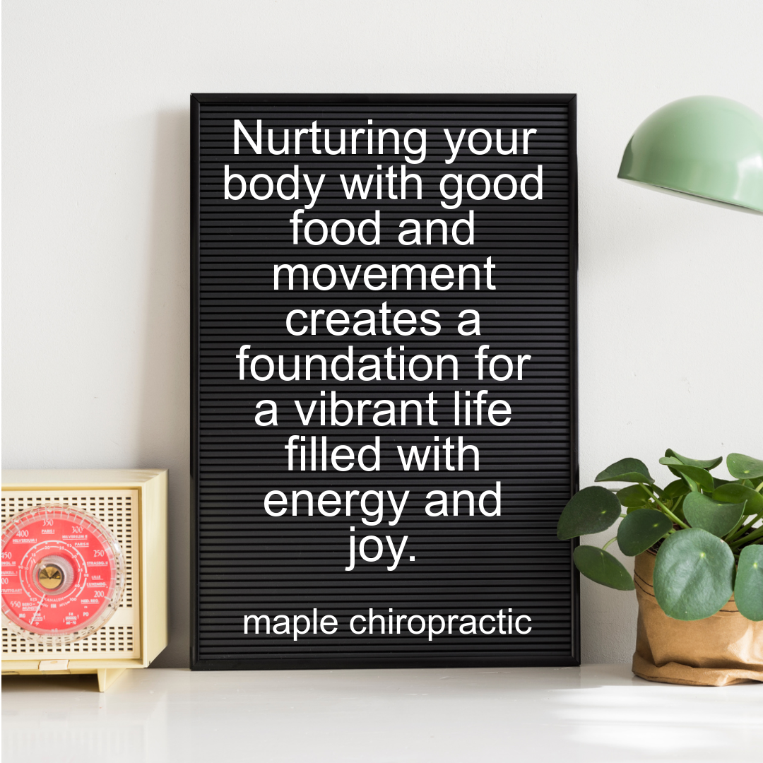 Nurturing your body with good food and movement creates a foundation for a vibrant life filled with energy and joy.