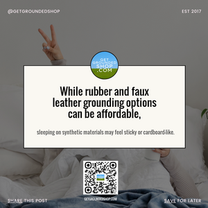 Choose Natural Grounding: Ditch Sticky Synthetic Materials for Better Sleep & Health | February 25, 2025