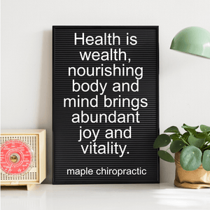 Health is wealth, nourishing body and mind brings abundant joy and vitality.