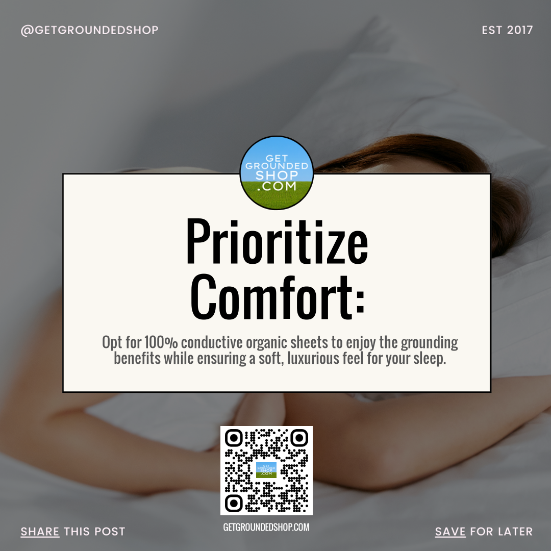 **Prioritize Comfort: Enjoy Grounding Benefits with 100% Conductive Organic Sheets (Dec 2024)**