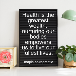 Health is the greatest wealth, nurturing our bodies empowers us to live our fullest lives.