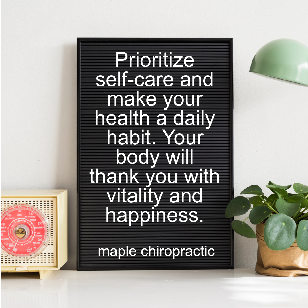 Prioritize self-care and make your health a daily habit. Your body will thank you with vitality and happiness.