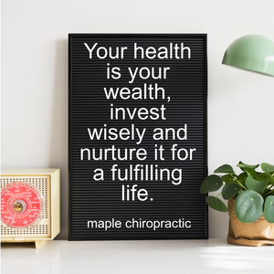 Your health is your wealth, invest wisely and nurture it for a fulfilling life.