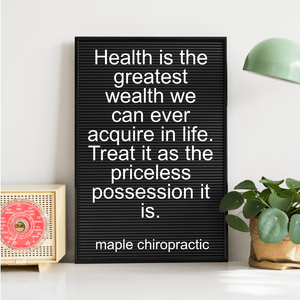 Health is the greatest wealth we can ever acquire in life. Treat it as the priceless possession it is.