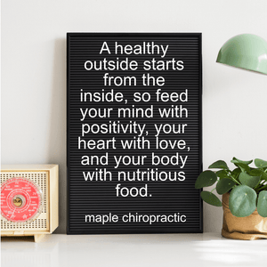A healthy outside starts from the inside, so feed your mind with positivity, your heart with love, and your body with nutritious food.