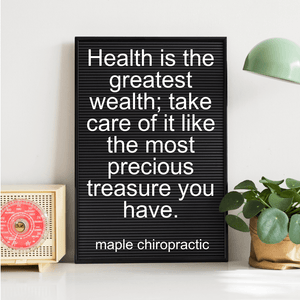 Health is the greatest wealth; take care of it like the most precious treasure you have.