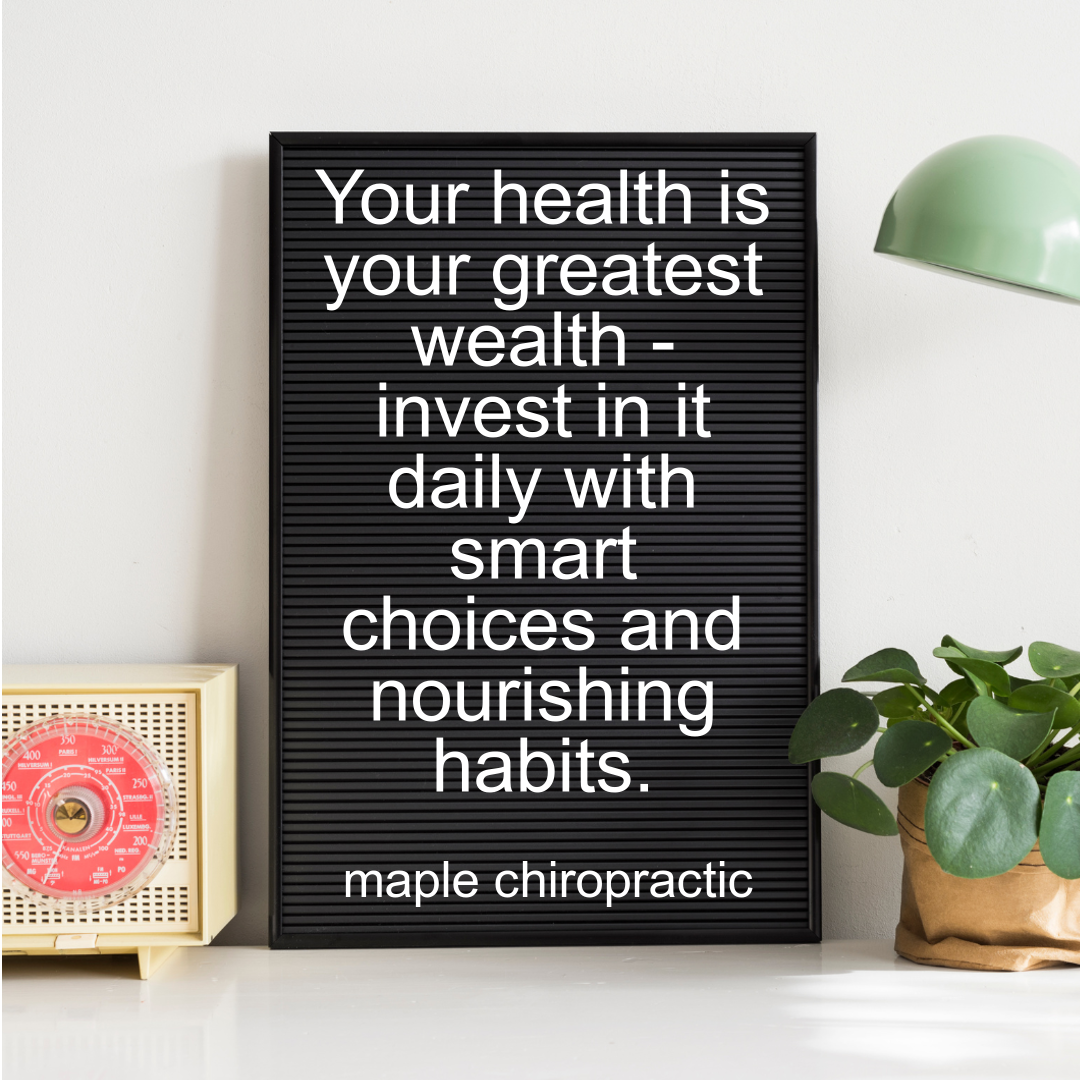 Your health is your greatest wealth - invest in it daily with smart choices and nourishing habits.