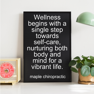 Wellness begins with a single step towards self-care, nurturing both body and mind for a vibrant life.