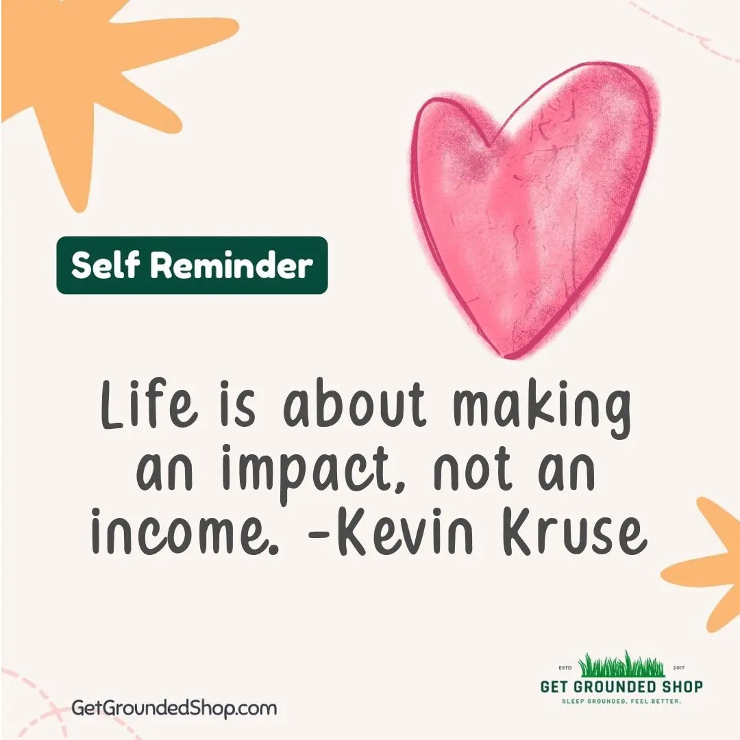 Making an Impact, Not an Income: How Grounding Sheets Can Help - Get