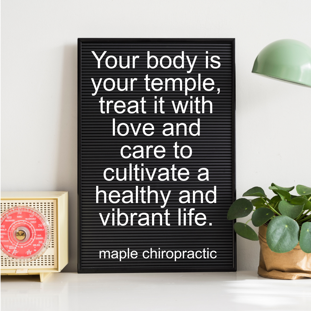 Your body is your temple, treat it with love and care to cultivate a healthy and vibrant life.