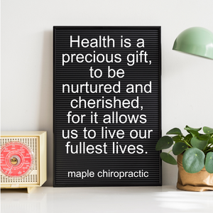 Health is a precious gift, to be nurtured and cherished, for it allows us to live our fullest lives.