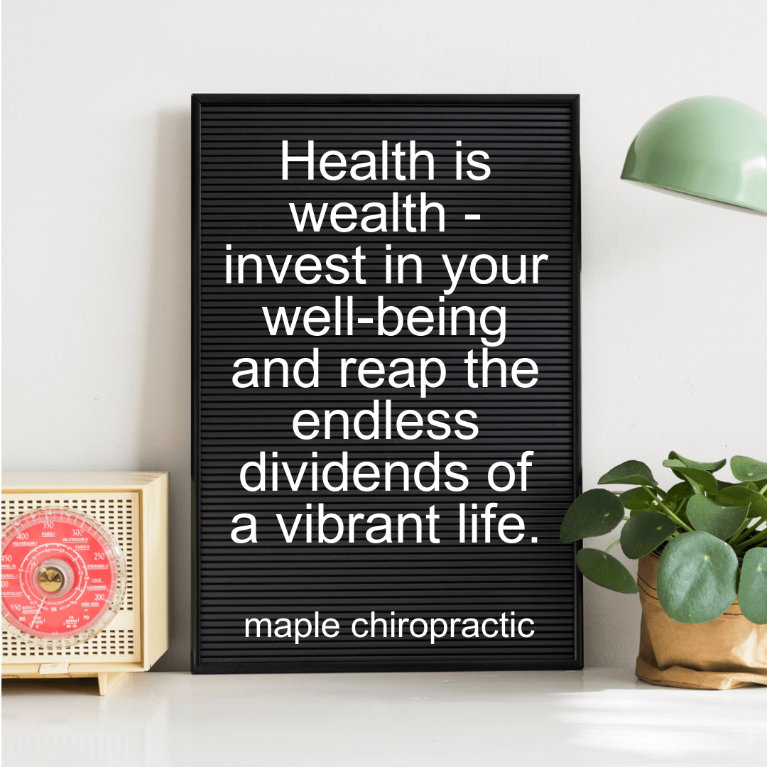 Health is wealth - invest in your well-being and reap the endless dividends of a vibrant life.