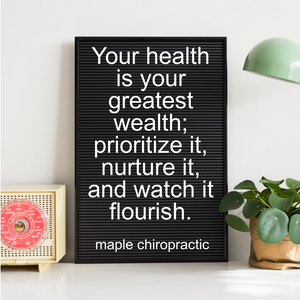 Your health is your greatest wealth; prioritize it, nurture it, and watch it flourish.