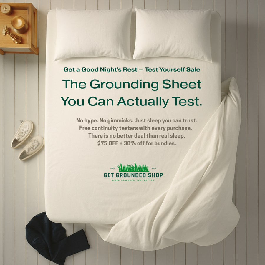 Transform Your Sleep: 25% Off Grounding Sheets